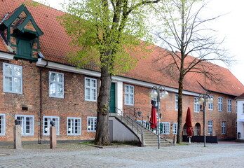 Historical Building in the Old Town of Eckernförde, Schleswig - Holstein