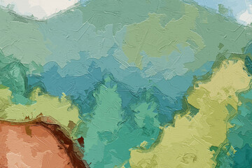 Oil paintings and various flowers, lotus leaves, lotus flowers, fish, horses, cats, dogs, beautiful scenery