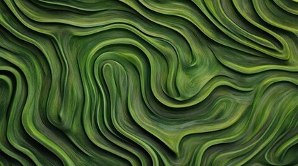 Fototapeta premium Abstract Green Swirls for background