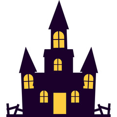 Obraz premium Halloween Haunted House