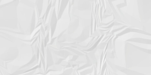 Empty White wrinkly backdrop paper background. panorama grunge wrinkly paper texture background, crumpled pattern texture. paper crumpled texture. white fabric crushed textured crumpled.