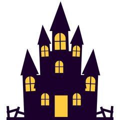 Fototapeta premium Halloween Haunted House
