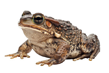 Naklejka premium Toad on transparent background