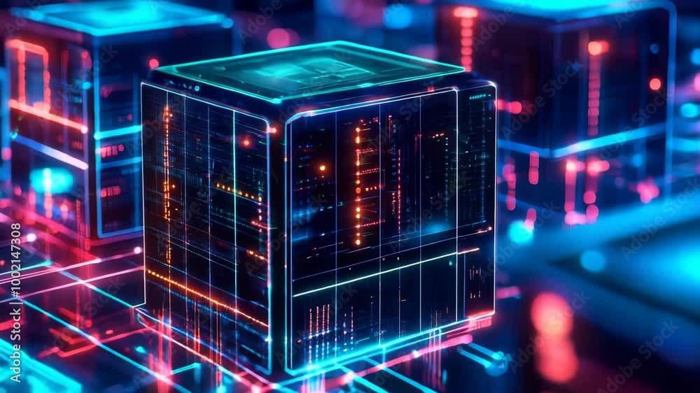 Poster advanced container orchestration in data centers with kubernetes clusters, ai integration, and moder