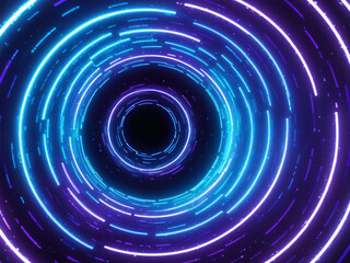 Obraz premium Dynamic Digital Vortex