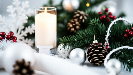 Christmas Candle Decoration