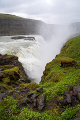 Gullfoss Falls Waterfall in Iceland