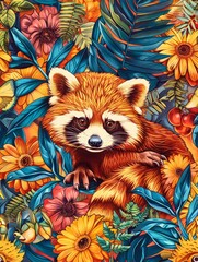 Vibrant Elegant Dream Art Pattern: High-Resolution Seamless Pattern for Premium Designs-Perfect for Print and Web