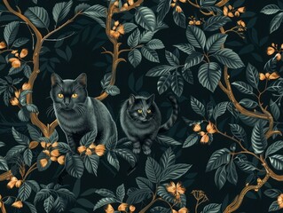 Vibrant Elegant Dream Art Pattern: High-Resolution Seamless Pattern for Premium Designs-Perfect for Print and Web