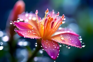close up of a flower