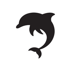 Beach Flamingo Silhouette Vector Illustration - Beach Clipart Design
