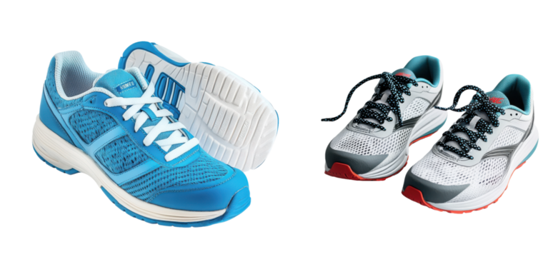 Set of Running Shoes | Isolated on transparent 
 Background