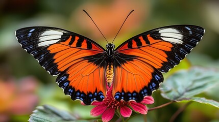 Fototapeta premium Butterfly on Flower