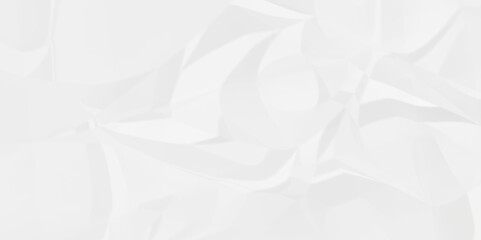 Empty White wrinkly backdrop paper background. panorama grunge wrinkly paper texture background, crumpled pattern texture. paper crumpled texture. white fabric crushed textured crumpled.