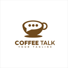 talk coffee, can be used for logos, businesses, icons, templets, walls etc