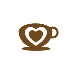 love coffee, can be used for logos, businesses, icons, templets, walls etc