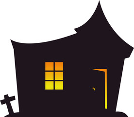 Fototapeta premium Halloween Spooky House