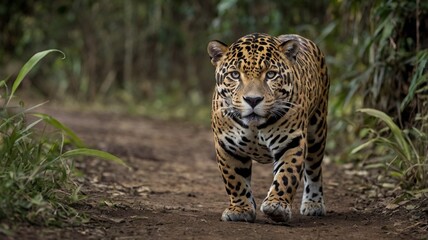 leopard in the forest 