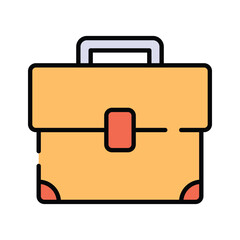 Business portfolio vector design, an amazing icon of business bag in editable style
