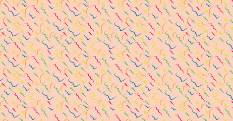 colorful background, seamless pattern design, idea for decoration, wallpaper, and other things.