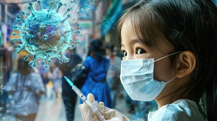 A montage of vaccination efforts in various countries, highlighting the global nature of the worldwide vaccination push.