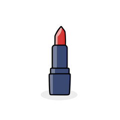 lipstick makeup vector illustration