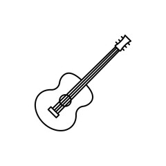 Fototapeta premium Classical acoustic guitar icon