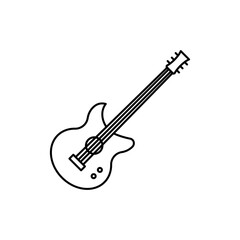 Obraz premium Classical acoustic guitar icon