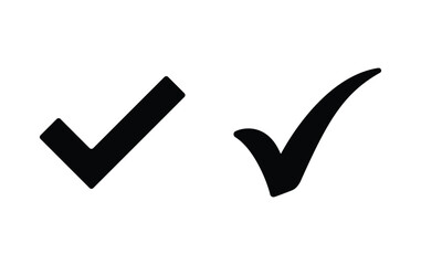 check mark icon, check mark sign vector	