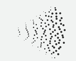 Spray icon of aerosol or airbrush for water gas nozzle steam, perfume deodorant, graffiti paint. Sign shower drops, disinfection, cleaning.