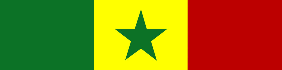 Obraz premium Senegalese Flag Design
