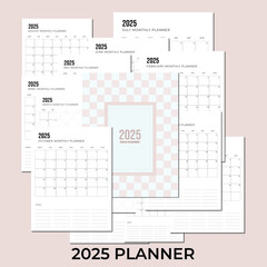 2025 planner , journal and tracker