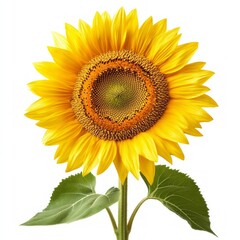 Obraz premium sunflower isolated on white background