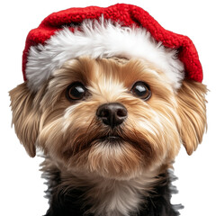 Christmas Puppy with Hat