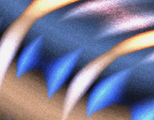 Abstract multicolor holographic coloured sweeping fluid waves