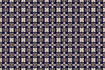 Oreintal Flora Damask Seamless pattern  embroidery, Indian style.  art ornament print.Design for carpet, cover,wallpaper, wrapping, fabric, clothing 