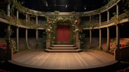 Shakespearean Stage Set