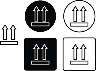 Arrow icons set in line styles for web designs or interface direction symbols isolated on transparent background. On way sipping tracking route. Road navigation guide destination vectors illustration.