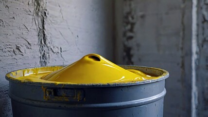 Yellow Paint Bucket