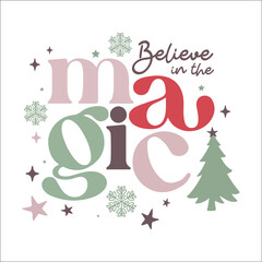 Believe In The Magic of Christmas Svg Files, Farmhouse Christmas Svg, Christmas Sign Svg Files, Believe In The Magic Of Christmas Sign Svg