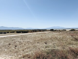 Landscapes in Canet-en-Roussillon, France.