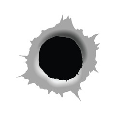 Bullet hole design for your projects