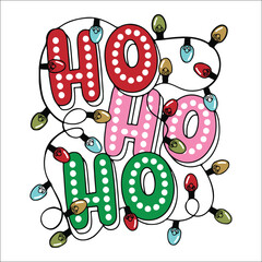 Funny Santa SVG, Ho Ho Ho SVG, Christmas SVG, Snowflake Svg, Candy Png, Christmas Tree Svg File For Cricut, Sublimation Designs Downloads
