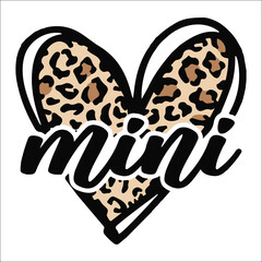 Leopard Mama Mini Shirt Png Svg, Leopard Mama Png, Leopard Mini Png, Leopard Heart Mama Png Svg, Mama Mini Png, Mama Png, Mama Mini Matching