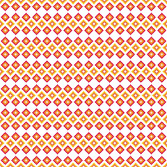 Burmese pattern, geometric pattern, seamless, pinkish red and yellow mixed together beautifully, fabric pattern for textiles, curtains, clothing, sarongs.