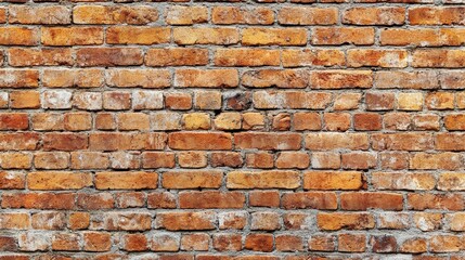Obraz premium Old Red Brick Wall Background Panorama