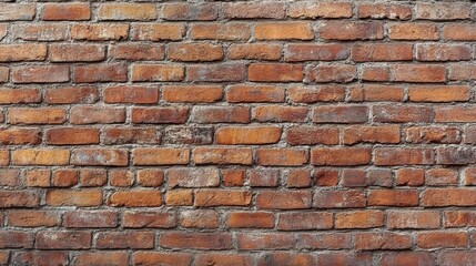 Fototapeta premium Red Brick Wall Texture for Background Use