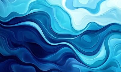 
Abstract blue and white swirls create a fluid, dynamic pattern
