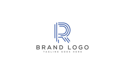 letter R logo design vector template design for brand.