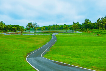 Obraz premium Public park 120 rai at Chiang Mai Province